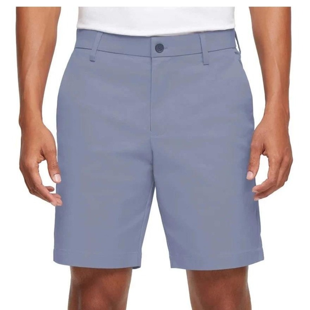 BANANA REPUBLIC Stretch Chino Shorts Mens Size 34 Blue Flat Front Quick Dry NWT